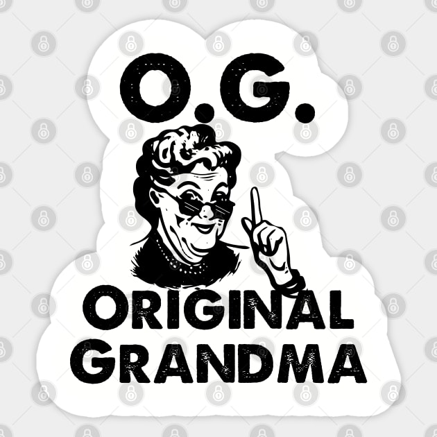 Original Grandma Sticker by For the culture tees